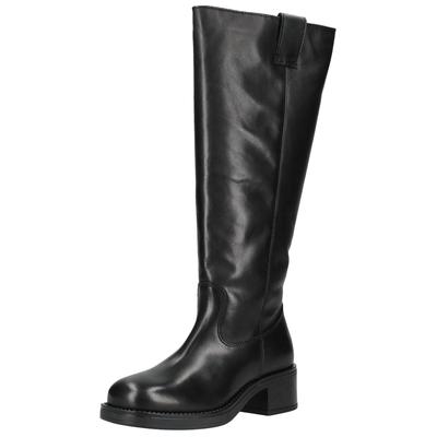 Stiefel PAVEMENT "Pavement Stiefel Leder", Damen, Gr. 39, schwarz, Leder, Schuhe Stiefel