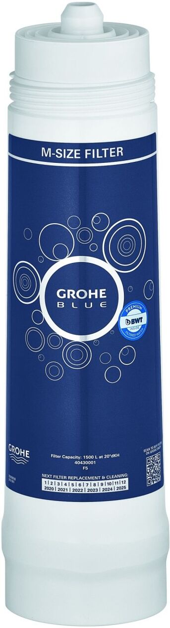Grohe Blue BWT-Austauschfilter 40430, Kapazität 1500 Liter 40430001