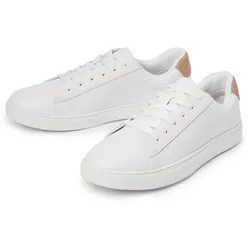Tchibo - Leder-Sneaker - Damen - Gr. 37 - beige