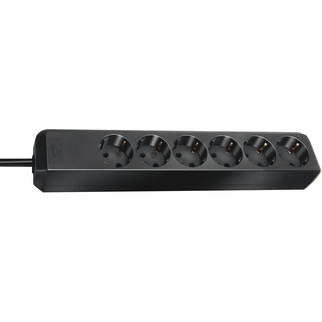 1.50m Brennenstuhl Eco-Line Steckdosenleiste Schwarz 6 (1159400015)