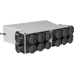 Luftverteiler DN125 für CWL-F-150 10 Stutzen DN75/63 mit 5 Rohrkappen