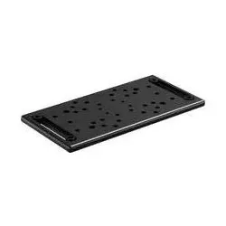 Sabelt Shifter Plate, Aluminiumplatte, einfache Montage - schwarz