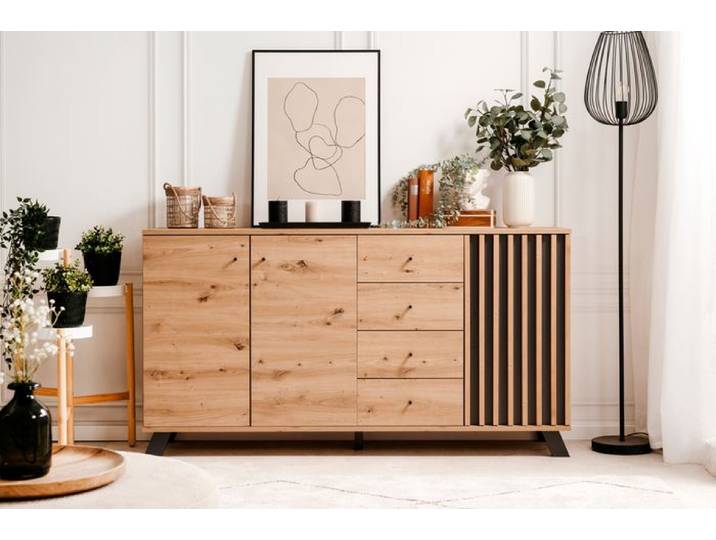 Sideboard Medan Artisan-Eiche Holzoptik