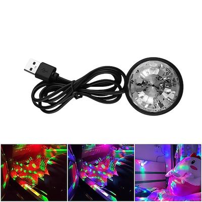 dj beleuchtung sound party auto usb mini disco ball lichter rgb multi color auto atmosphäre raumdekorationen lampe magie strobe licht