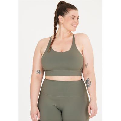 Sport-BH ENDURANCE "Thalia", Damen, Gr. 48/50, grau, 23% Elasthan, 77% Polyamid, unifarben, BHs Sport-BH, mit mittelhoher Stütze