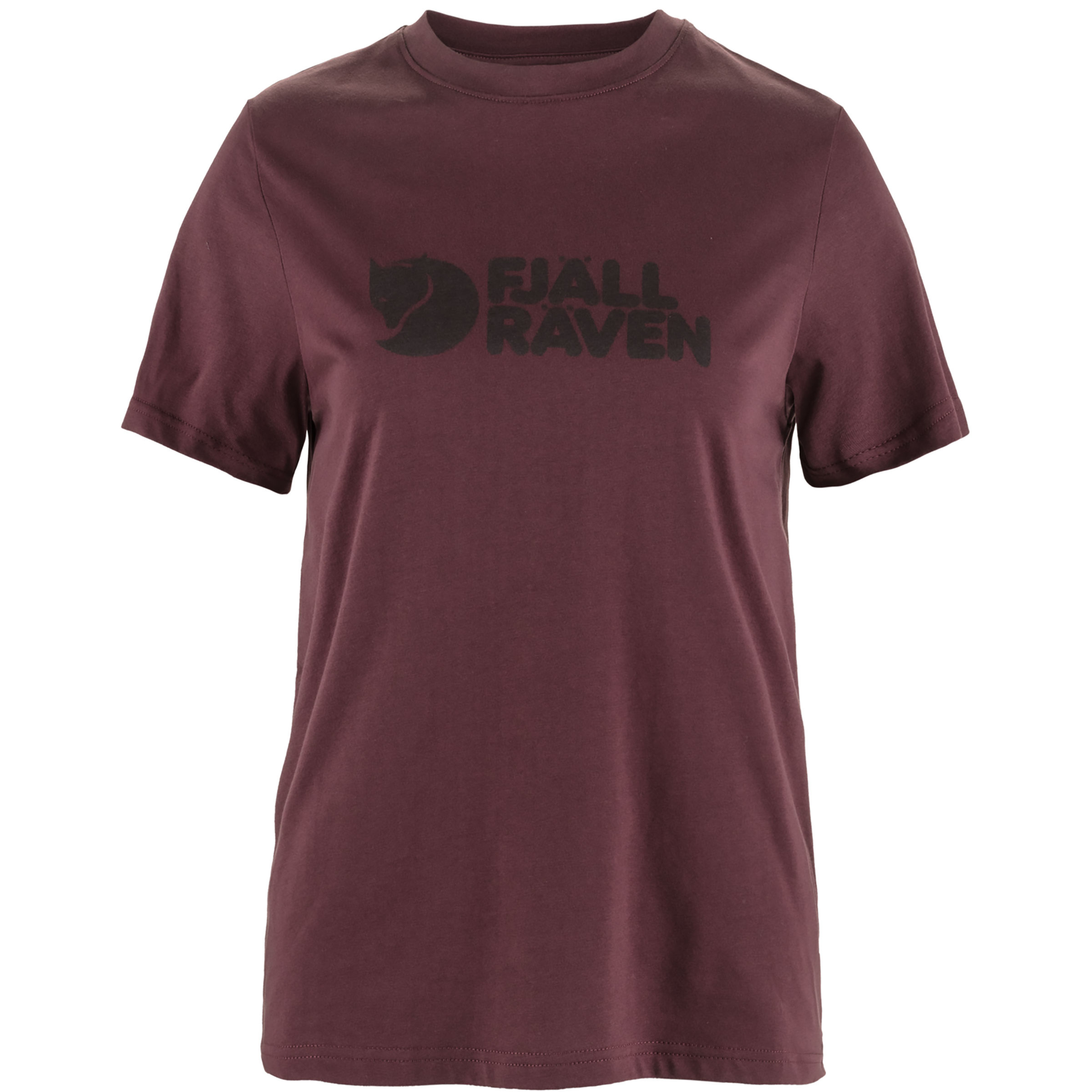 Fjällräven Logo Damen T-Shirts rot Größe M Trekking Schnell trocknend