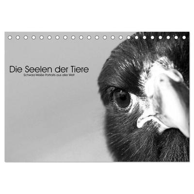 Die Seelen der wilden Tiere (Tischkalender 2026 DIN A5 quer), CALVENDO Monatskalender