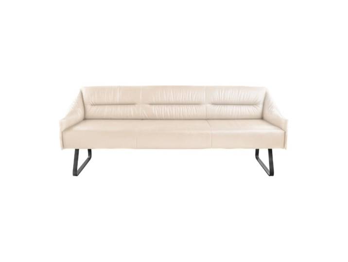 Musterring JustB! SP500 Sitzbank in Leder - Leder Z7742 bianco - 232 Modern, Zeitlos