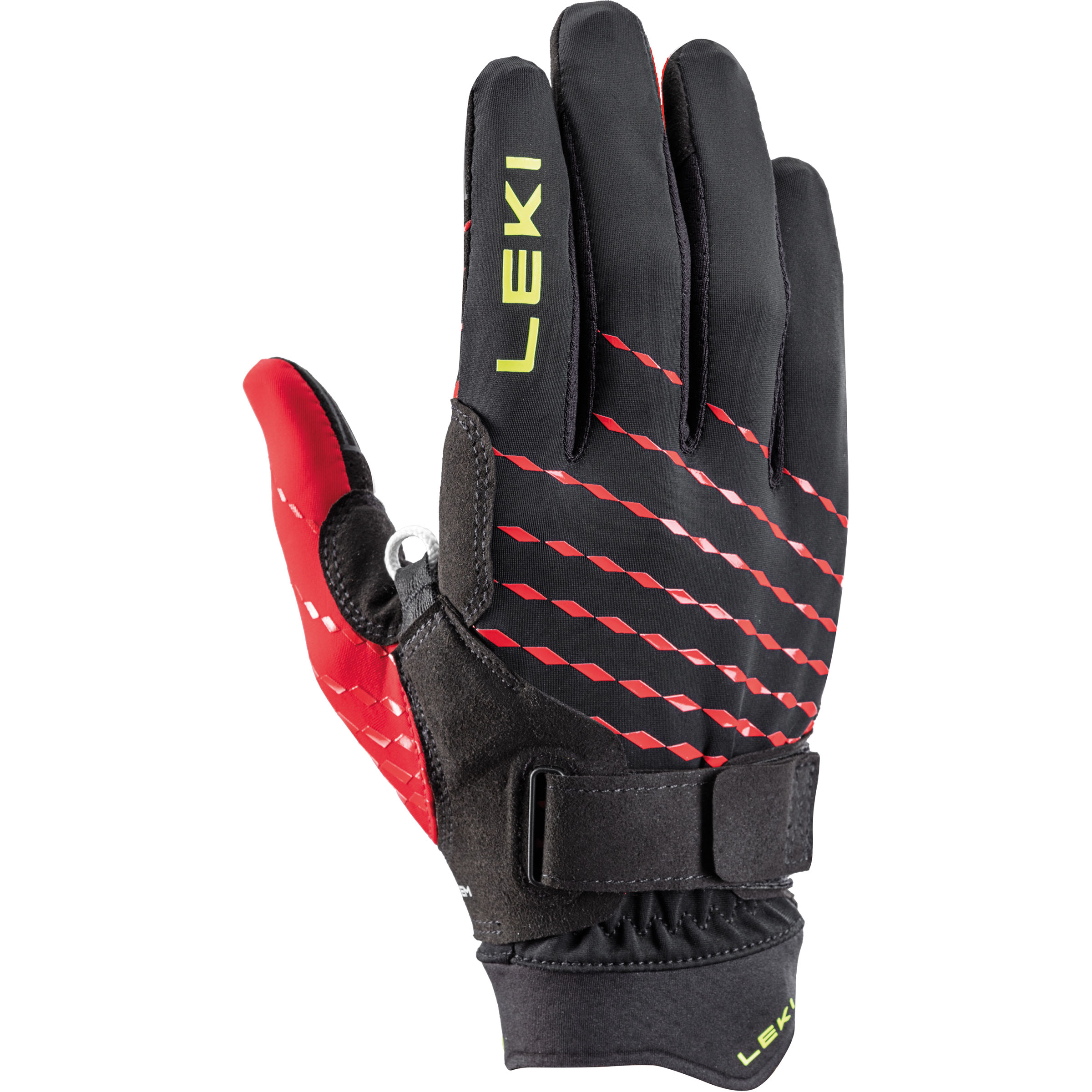 Leki Ultra Trail Breeze Shark Fingerhandschuhe schwarz Größe 6 Trailrunning Widerstandsfähig Wasserabweisend