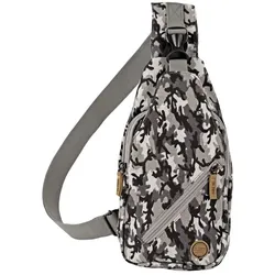 Sling Bag Camo Canvas anthrazit 817