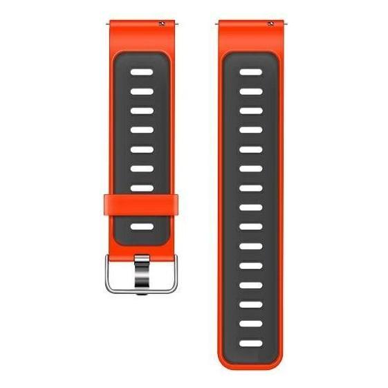 Beline pasek Watch 20mm Double Color Silicone czerwono-czarny red/black box (20 mm, Plastic, Silicon, Silicone, Stainless Steel) (13299006)