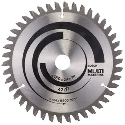Bosch Multi Material Kreissägeblatt - 160x20x2,4mm - 42 Zähne