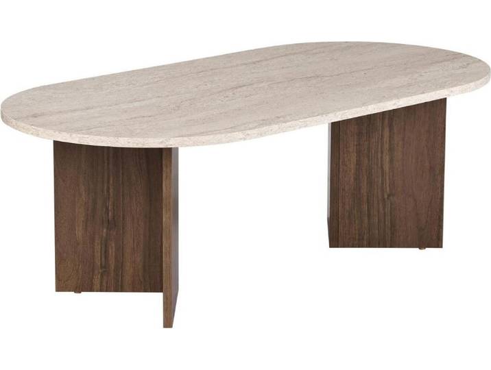 CALICOSY - Ovaler Couchtisch L119 cm - IRIS