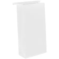 Greenuso MONOUSO - Weiße SOS-Tüte mit Verschluss 12+6x23,5cm (1.000 Stück)