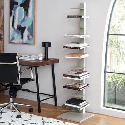 "SEI Furniture Stewartby Spine Tower Shelf - 16""W x 16""D x 65""H"