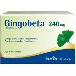 Gingobeta 240 mg Filmtabletten 100 St