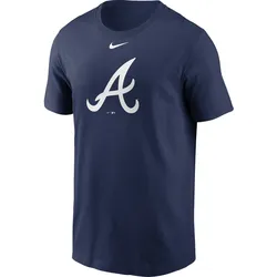 Nike MLB Atlanta Braves T-Shirt Herren | Gr. L | blau - blau