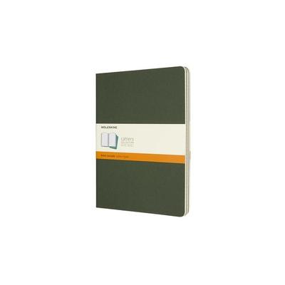MOLESKINE CAHIER XL, 3ER SET, LINIERT, KARTONEINBAND, MYRTENGRÜN
