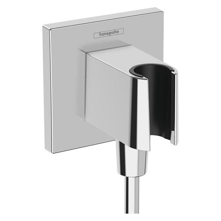 hansgrohe HG Wandanschluss FixFit E mit Brausehalter chrom (26889000)