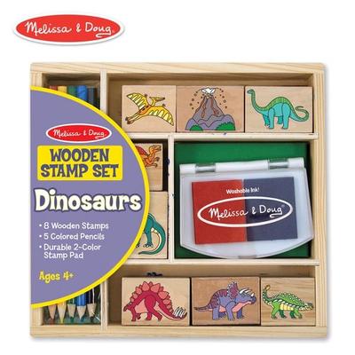 Dinosaurier Holzstempelset