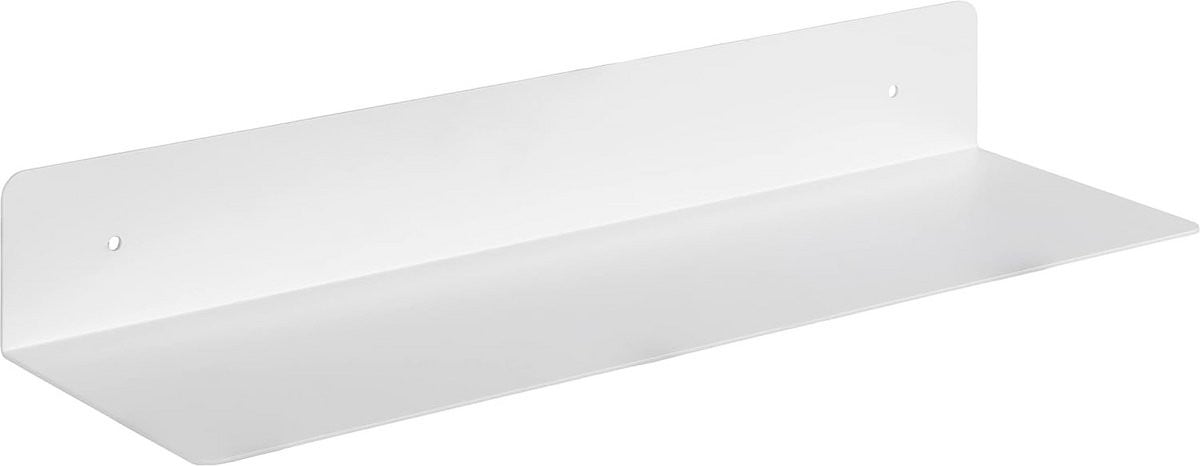 Minimalistische witte metalen wandplank voor wanddecoratie