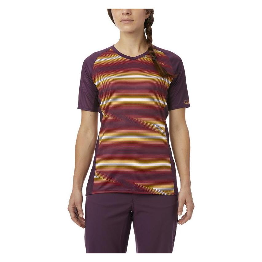 Giro Damen Roust Jersey Kurzarm Dusty Purple Heatwaves (35772867)