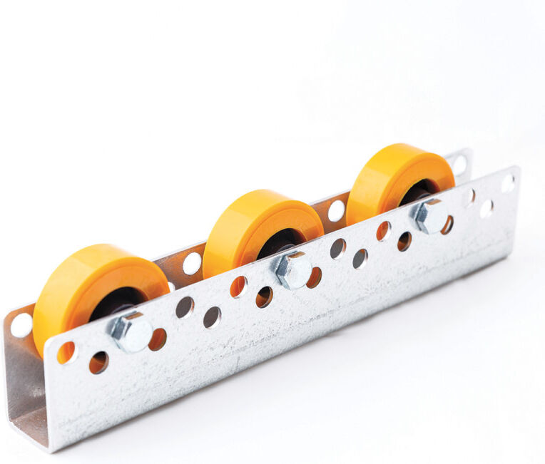 B2B Partner Universal-Rollenschiene, Tragfähigkeit 40 kg, Teilung 50 mm