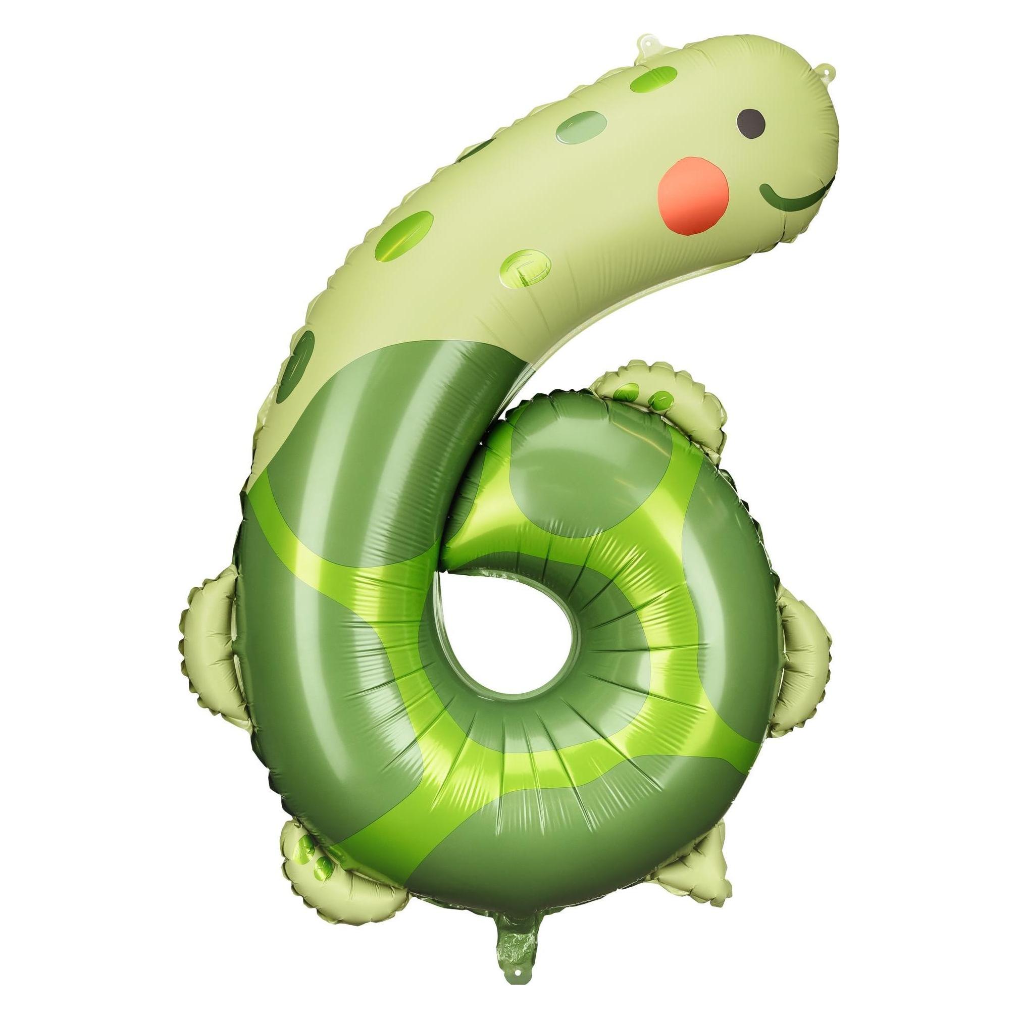 Partydeco Folienballon Schildkröte (1x) (FB163-6)