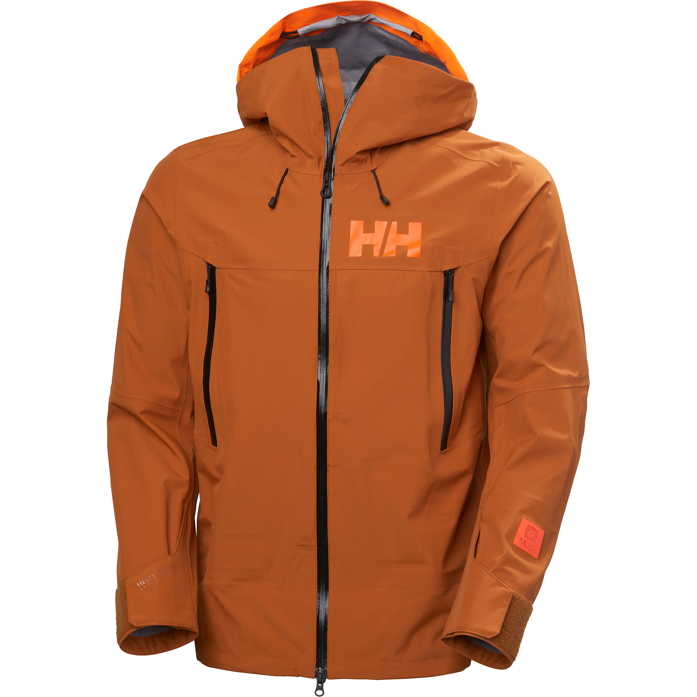 Helly Hansen Sogn Shell 2.0 Herren Regenjacke orange Größe M Freeride | Skifahren Wasserabweisend