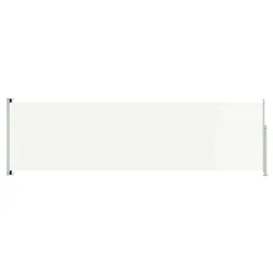 vidaXL Seitenmarkise Ausziehbar 180x600 cm Creme