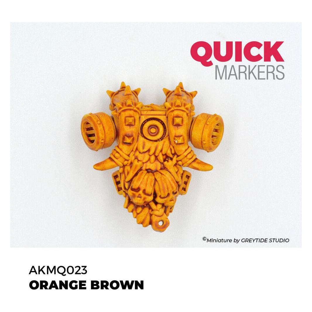 AK Interactive - Quickmarker Orange Brown (AKMQ023)