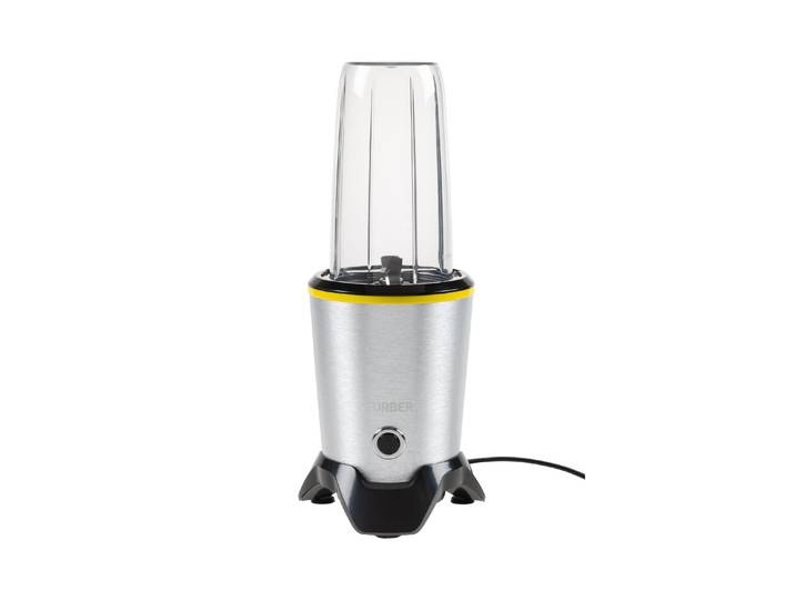 FURBER Standmixer Smoothie Maker 8-tlg , silber (silberfarben), B:16cm H:38,5cm, Zerkleinerer, Standmixer