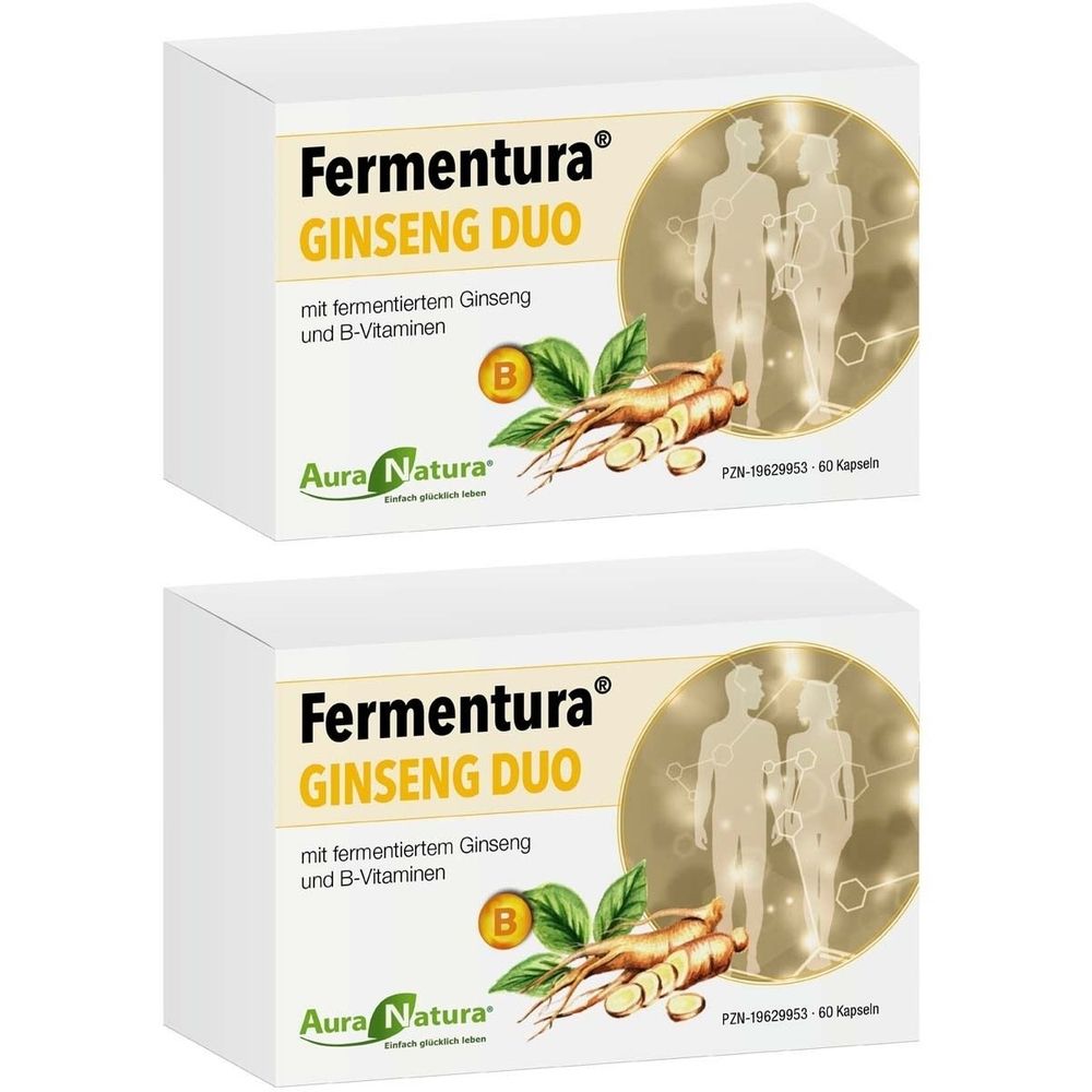 Auranatura Fermentura Ginseng Duo Kapseln 2x 2x60 St