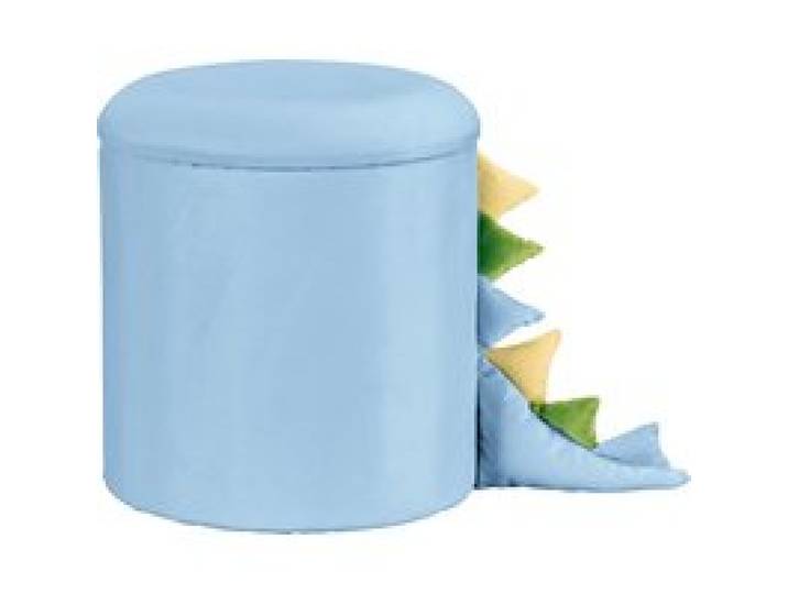 LIVARNO HOME Tabouret enfant avec rangement, pieds en bois (rangement - dino)