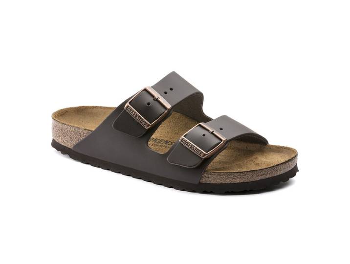 Birkenstock Arizona Cuir naturel Marron foncé