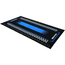 Oxford Pitlane, Werkstattmatte - Schwarz/Hellblau/Weiß