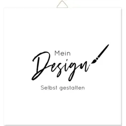 Fotofliese 15x15cm Keramik Matt-Glanz inkl. Aufhänger einfach selbst gestalten
