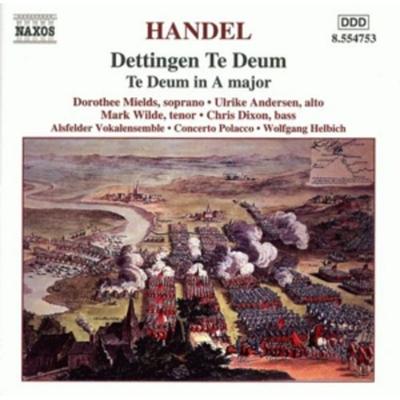 Dettingen Te Deum. Te Deum in A major, 1 Audio-CD - Georg Friedrich Händel, CD, 0636943475324