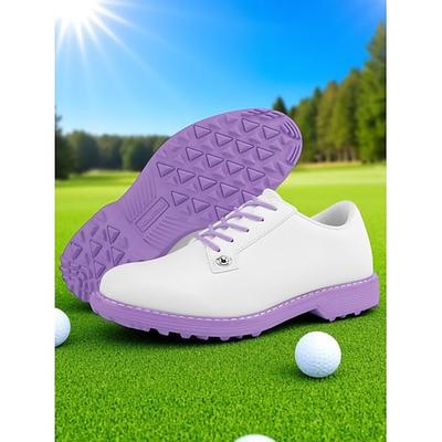Damen-Golfschuhe in Kontrastfarben – funktionales und stylisches Design für Golferinnen, das Traktion und Komfort auf dem Golfplatz bietet