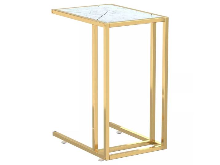 VidaXL - Computer-beistelltisch glas, One Size, Weiss