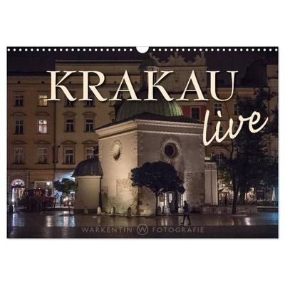Krakau live (Wandkalender 2026 DIN A3 quer), CALVENDO Monatskalender