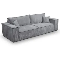 SOFA Isaac 4 Sitzplätze Hellgrau