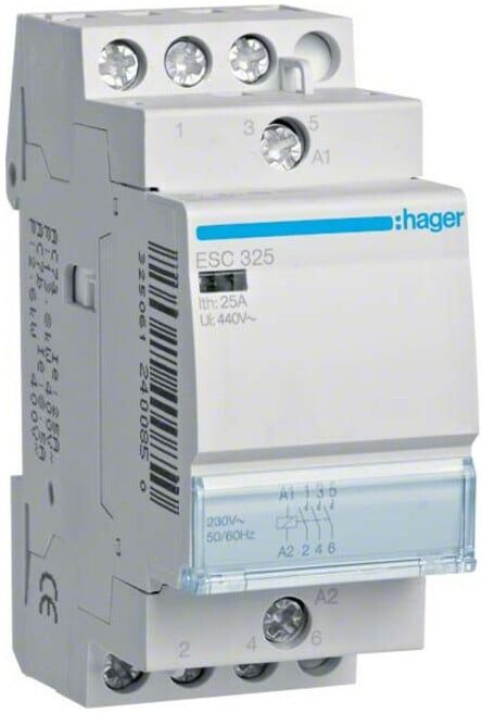 Hager Schütz 25A 3S 230V ESC325)