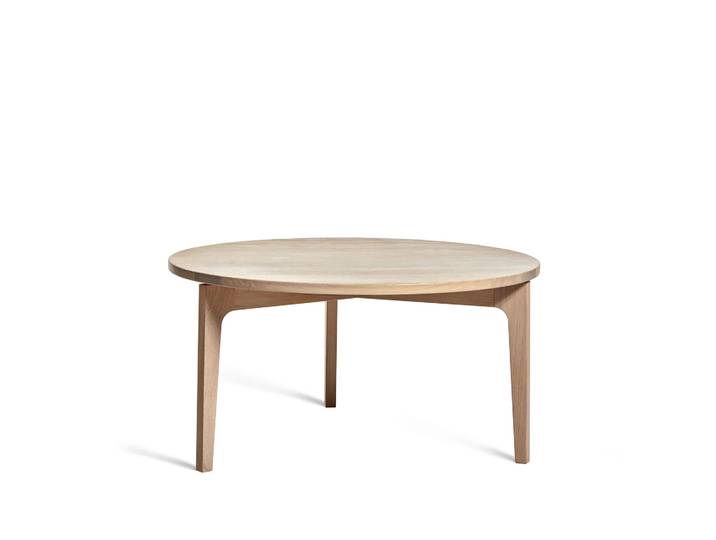 Mavis Höllviken table basse Ø80 cm Chêne blanc pigmenté
