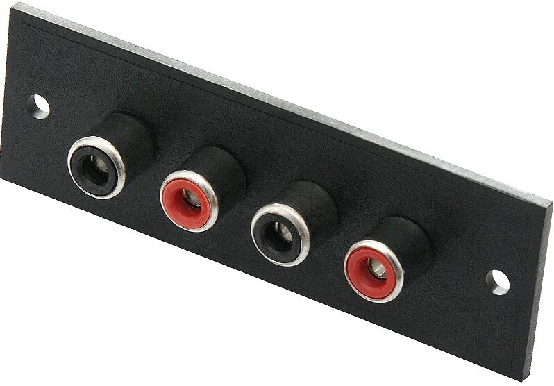 Base 4x RCA Femea p/ Painel