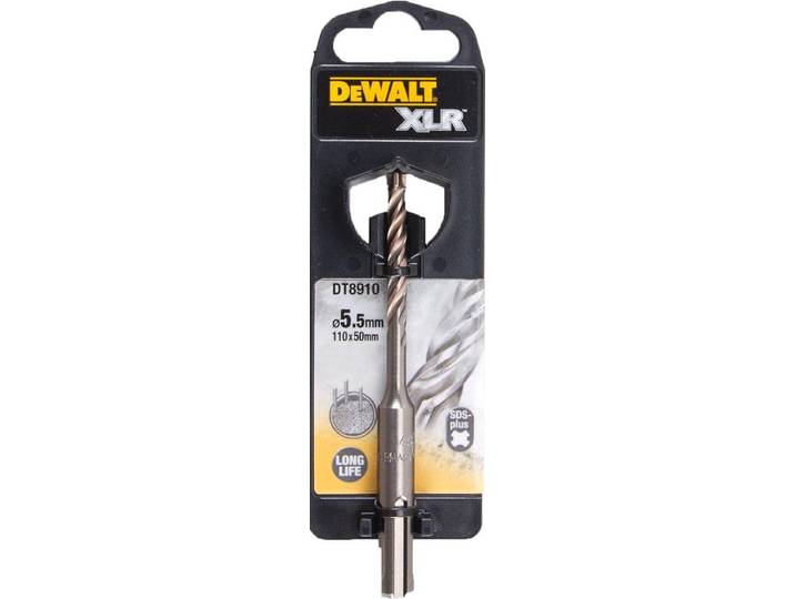 DeWalt SDS-Plus XLR Serie - Betonboor - 10mm x 460mm - 4 Snijden - Volcarbide Kop