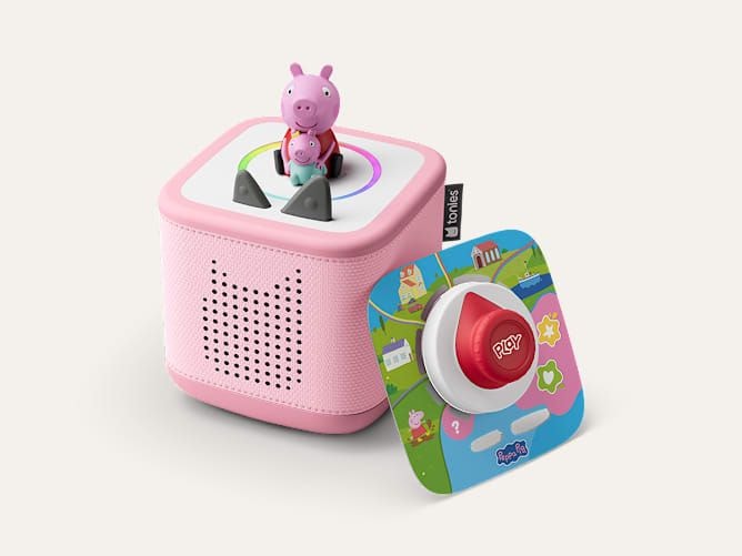tonies 11004521 Toniebox 2 Play Set: Peppa Pig (Rose)