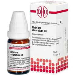Natrium Chloratum D 6 Globuli 10 g
