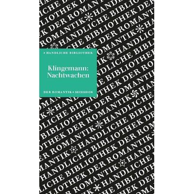 Nachwachen von Bonaventura, Gebundene Ausgabe von August Klingemann, Secession Verlag Berlin, 978-3-96639-014-9