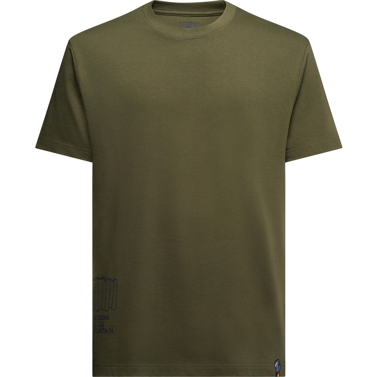 La Sportiva Citizen of The Mountain T-shirt Men cypress/night sky (E47B46) S ZACT235E47B46S
